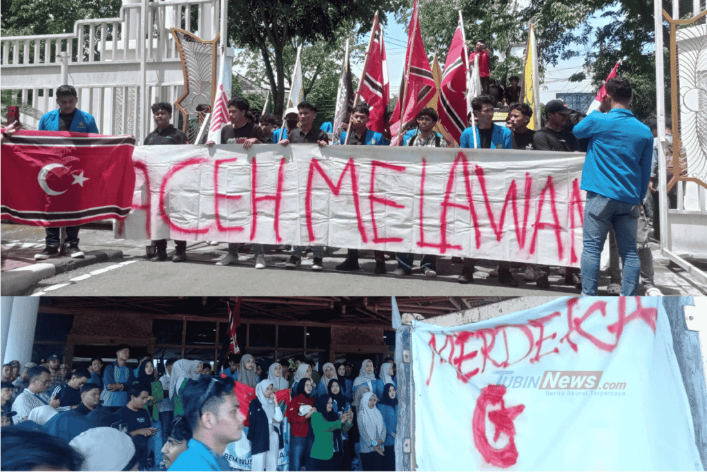 GAM Geruduk Kantor Gubernur Aceh