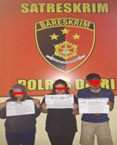 Polres Dairi Tangkap 3 Pelaku Pencurian Emas Lalu di Kubur