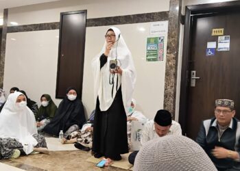 Jelang Puncak Haji 1446 H, Jemaah Kloter 10 KNO Gelar Pemantapan Bimbingan Manasik