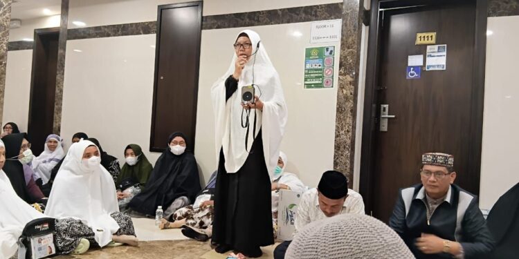 Jelang Puncak Haji 1446 H, Jemaah Kloter 10 KNO Gelar Pemantapan Bimbingan Manasik