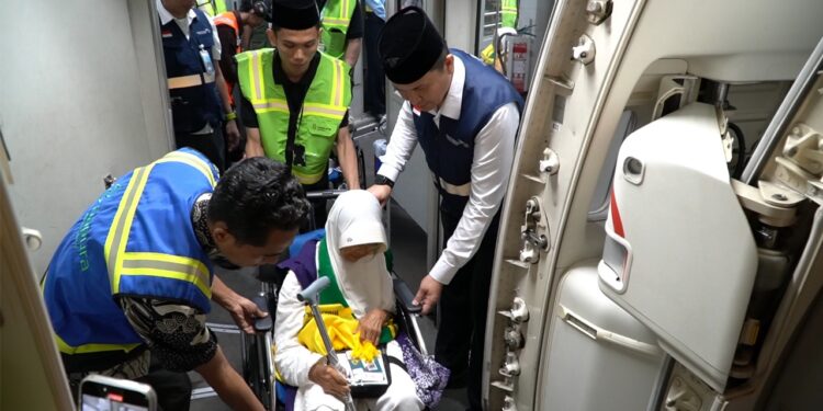 Maskapai Garuda Indonesia Rampungkan Fase Keberangkatan Penerbangan Haji 1446 H