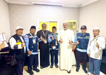 Jelang Puncak Haji, Ketua Kloter 09 KNO Audiensi ke Syarikah Rifaad