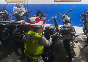 Satlantas Aceh Barat Amankan 35 Kendaraan Pelanggar Lalulintas 