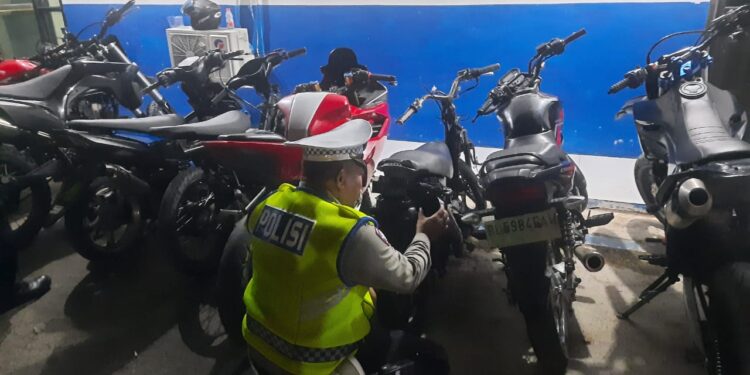 Satlantas Aceh Barat Amankan 35 Kendaraan Pelanggar Lalulintas