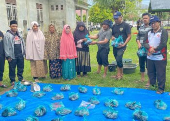 PWI Aceh Barat Sembelih Hewan Kurban untuk Wartawan