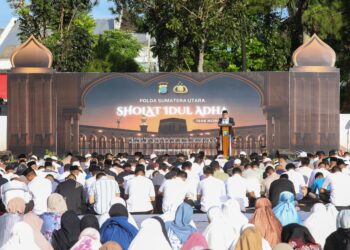 Pengamanan Shalat Idul Adha 1446 H di Wilayah Polda Sumut Berjalan Aman dan Kondusif