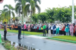 Wakil Bupati Aceh Barat Pimpin Apel Kebersihan Lingkungan Pasca Idul Adha 