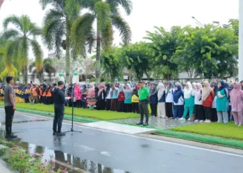 Wakil Bupati Aceh Barat Pimpin Apel Kebersihan Lingkungan Pasca Idul Adha 