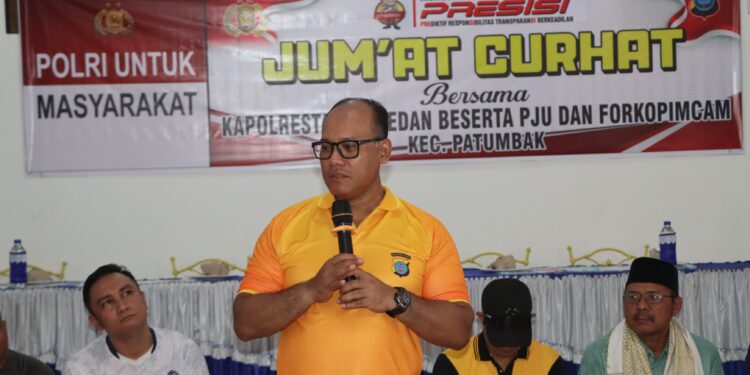 Polrestabes Medan gelar Jumat Curhat di Patumbak