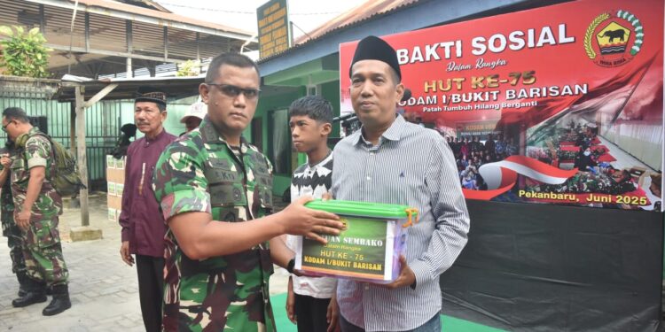 Kodam I/BB Gelar Baksos dan Baktikes serentak di 80 Panti Asuhan Sambut HUT ke-75