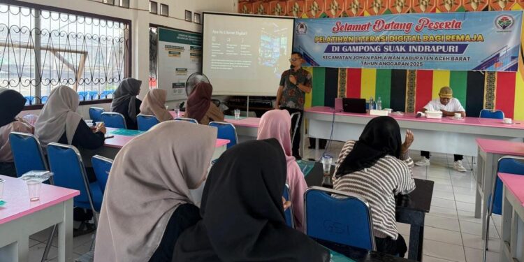 Gampong Suak Indrapuri Gelar Pelatihan Literasi Digital 