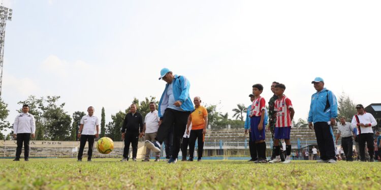 HUT Ke 79 Deli Serdang, Bupati Buka Turnamen U-11 dan U-15