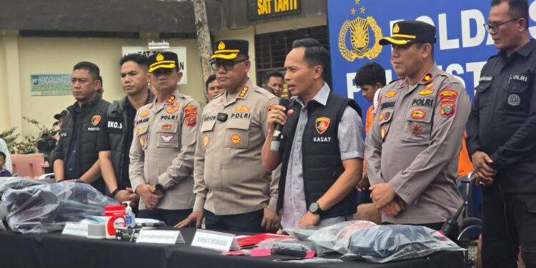 Polrestabes Medan Tembak 7 Pelaku Maling Motor