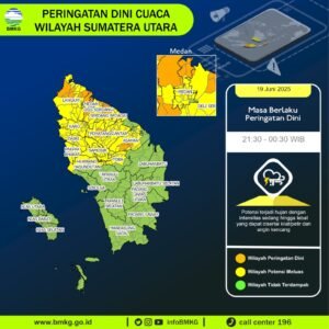 BMKG Ingatkan Potensi Hujan Lebat Disertai Petir dan Angin Kencang Malam Ini