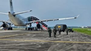 TNI lakukan Tindakan Darurat Adanya Ancaman Bom Pesawat Saudi Arabia