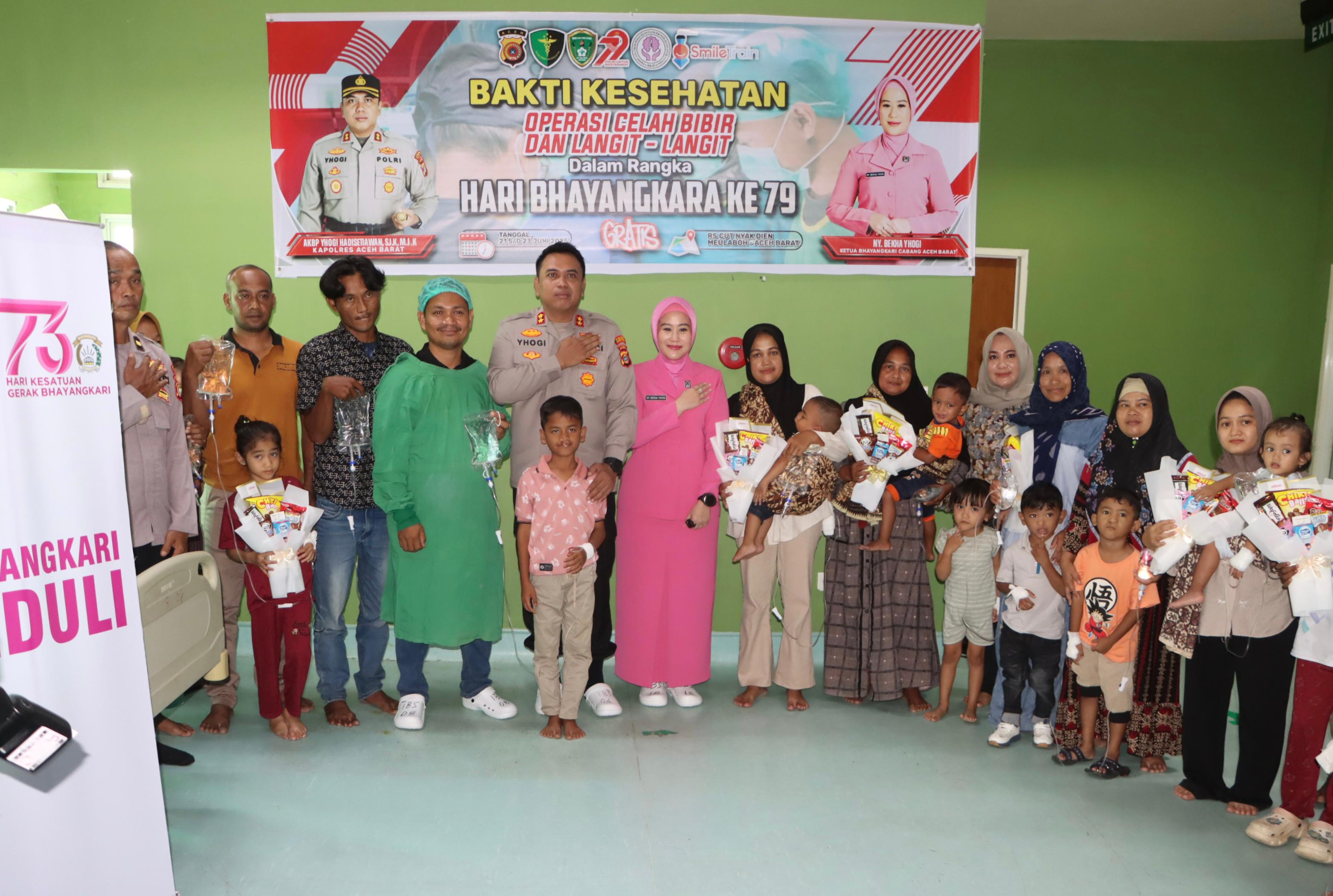 IMG-20250621-WA0039 Wujud Kepedulian di Hari Bhayangkara ke-79, Polres Aceh Barat Gelar Bakti Sosial Operasi Bibir Sumbing