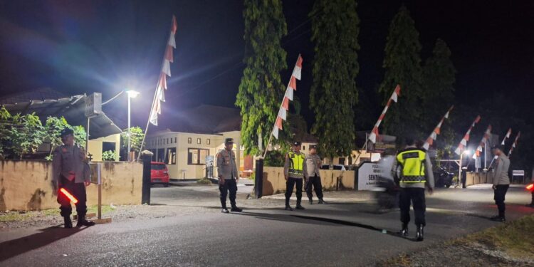 Polsek Samatiga Lakukan Razia Knalpot Brong Yang Meresahkan Masyarakat