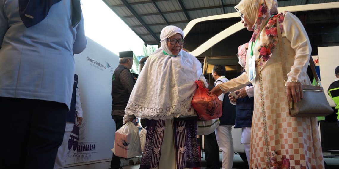 Kloter 9 Debarkasi Medan Tiba di Tanah Air, 2 Jemaah Haji Wafat