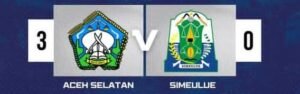 Tim Sepak Bola Prapora Simeulue Kembali Menelan Kekalahan, Tiga Kosong Tampa Balas