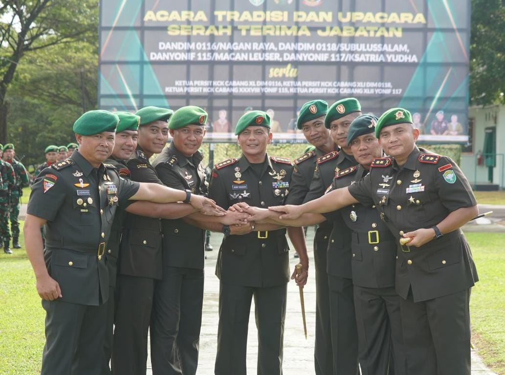 IMG-20250628-WA0027 Mutasi Jabatan, Danrem 012/TU Lantik Komandan Baru di Empat Satuan