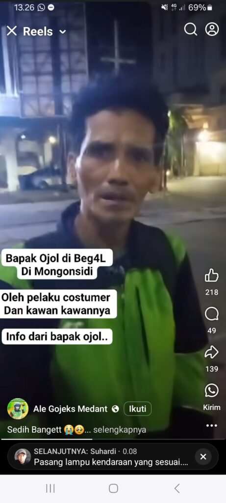 Ojol Jadi Korban Begal Modus Orderan, Motor dan HP Dirampas