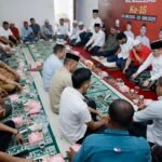 Gubernur Aceh, Muzakir Manaf, menghadiri peringatan Haul ke-15 Wali Nanggroe Aceh, Dr. Teungku Hasan Muhammad di Tiro, M.S., M.A., LL.D., Ph.D, yang berlangsung di Kantor DPP Partai Aceh, Banda Aceh pada Selasa (3/6/2025).