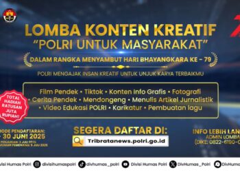 Ramaikan HUT Bhayangkara ke-79, 1000 Peserta Daftar Lomba Konten Kreatif Polri