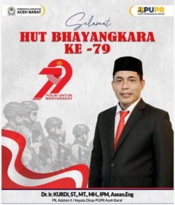 Hut Bhayangkara Ke-79: Kadis PUPR Aceh Barat Ucapkan Apresiasi Peran Polri dalam Jaga Stabilitas Daerah