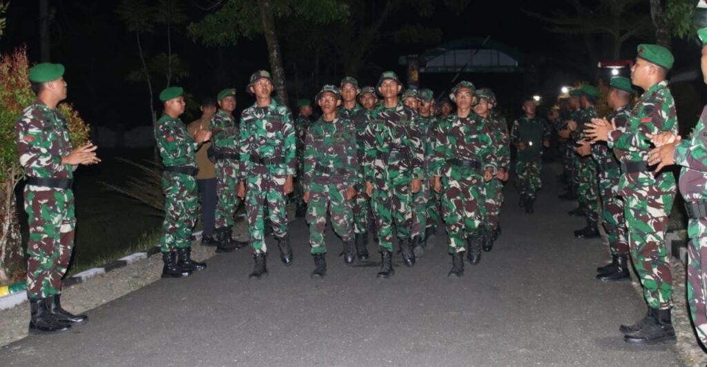 Danrem 012/TU Sambut 237 Prajurit Baru Yonif TP 856