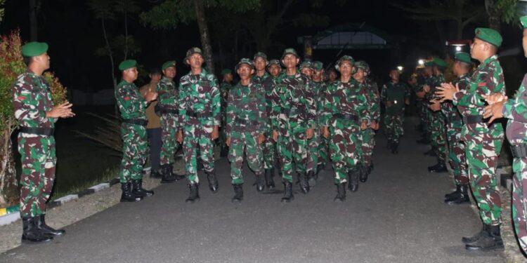 Danrem 012/TU Sambut 237 Prajurit Baru Yonif TP 856