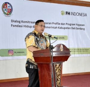 Asisten I Deli Serdang Buka Dialog Bersama Yayasan Fondasi Hidup