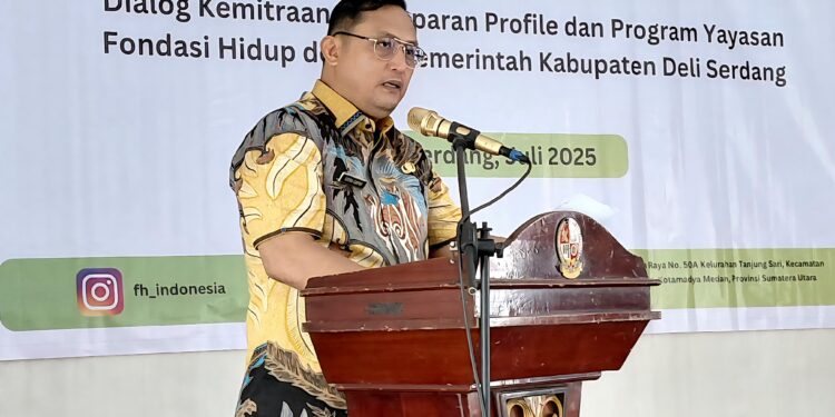 Asisten I Deli Serdang Buka Dialog Bersama Yayasan Fondasi Hidup