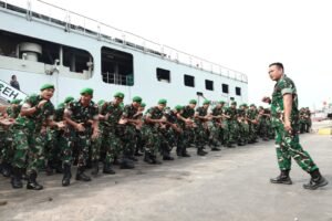 Pangdam I/BB Beri Arahan Kepada 1.524 Prajurit Brigade TP 89 Tiba di Belawan