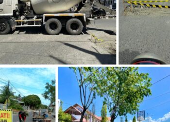 PUPR Aceh Barat Gencar Tambal Jalan Rusak Kawasan Kota