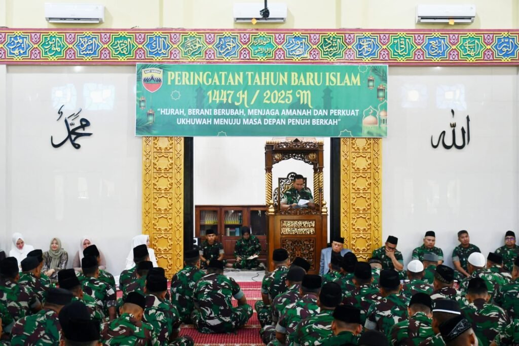 Kodam I/BB Peringati Tahun Baru Islam, Pangdam Ajak Hijrah Menuju Pengabdian Lebih Baik