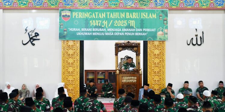 Kodam I/BB Peringati Tahun Baru Islam, Pangdam Ajak Hijrah Menuju Pengabdian Lebih Baik