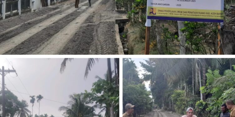 Pemkab Aceh Barat Genjot Peningkatan Jalan di Pedalaman Arongan Lambalek