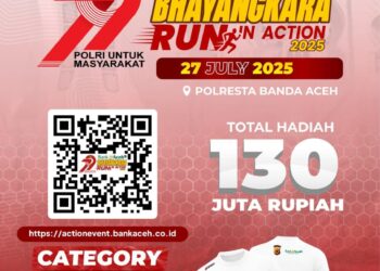 Polda Aceh akan Gelar Bhayangkara Run 2025, Total Hadiah Ratusan Juta Rupiah