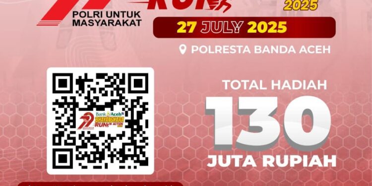Polda Aceh akan Gelar Bhayangkara Run 2025, Total Hadiah Ratusan Juta Rupiah