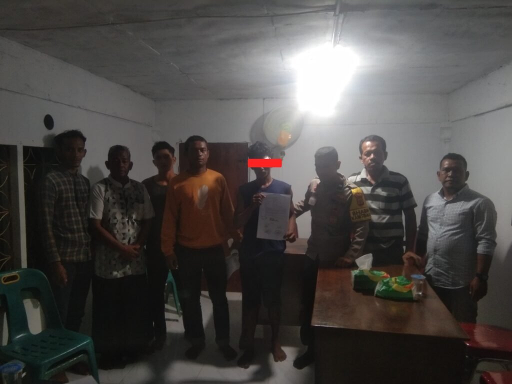 Jajaran Polsek Rantau Selamat Optimis Ikuti Sistem Qanun 18 Item Desa