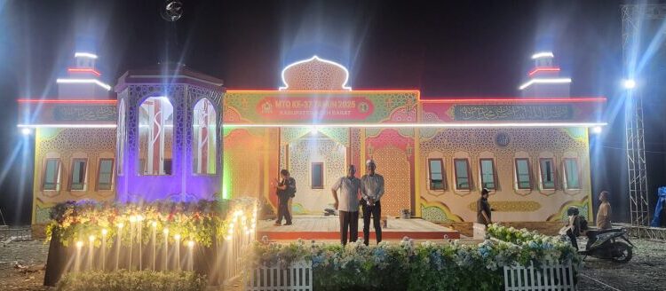 Panggung Utama MTQ Ke-37 Aceh Barat Rampung, Siap Sambut Kafilah 12 Kecamatan