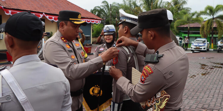 Polres Aceh Barat Gelar Apel Operasi Patuh Seulawah 2025, Komitmen Wujudkan Kamseltibcarlantas