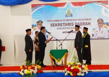 Bupati Lantik Sekda, Pimpinan Dan Anggota DPRK Simeulue Tak Hadir Ada Apa? 