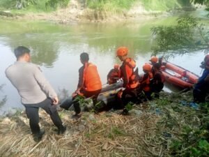 Remaja Hanyut di Sungai Belawan Deli Serdang Akhirnya Ditemukan Tim SAR