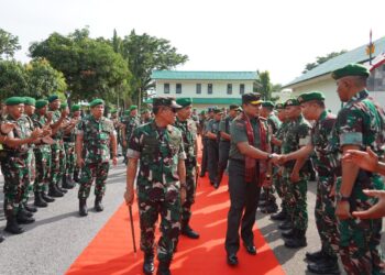 Pangdam I/BB Berikan Apresiasi Semangat dan Dedikasi Prajurit Jajaran Korem 032/Wira Braja