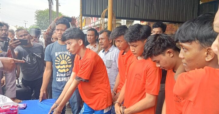 Polsek Sunggal Tangkap Komplotan Begal Sadis yang Kerap Beraksi di Medan-Binjai, 5 Orang Positif Narkoba