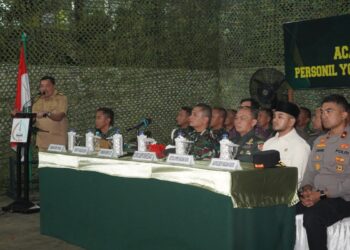 Pejabat Daerah dan Elemen Masyarakat Nagan Raya Sambut Kehadiran Yonif TP 856/Satria Bumi Sakti