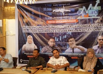 Tantangan Pembangunan SDM di Aceh jadi Sorotan dalam FGD oleh Koalisi NGO HAM Aceh