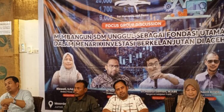 Tantangan Pembangunan SDM di Aceh jadi Sorotan dalam FGD oleh Koalisi NGO HAM Aceh