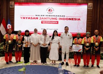 Aceh Raih Emas di Ajang Senam Jantung Sehat di Lombok, Anissa Pohan Apresiasi Dukungan Marlina